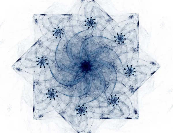 설계의 주제에 프랙탈 방사상 — 스톡 사진