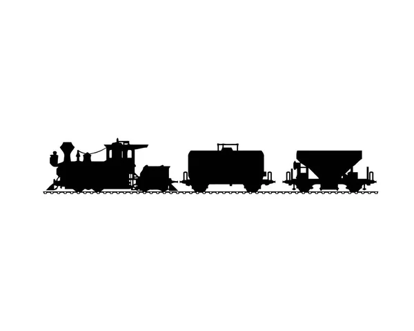 Berbagai Ilustrasi Kereta Api Dan Lokomotif Dalam Format Vektor - Stok Vektor