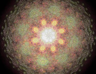 Soyut fraktal enkaz dijital sanat yaratıcı grafik tasarım için