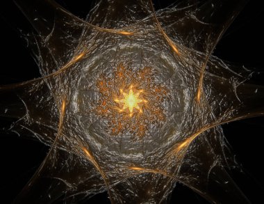 Konuyla ilgili soyut fraktal formlar grafik tasarım ve nükleer fizik bilim parçacıkların. Geometri kutsal fütüristik kuantum dijital hologram doku geliştirme dalga gerçeküstü tasarım.