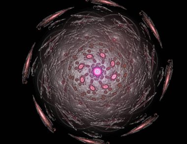 Fraktal enkaz dijital sanat yaratıcı grafik d için soyut