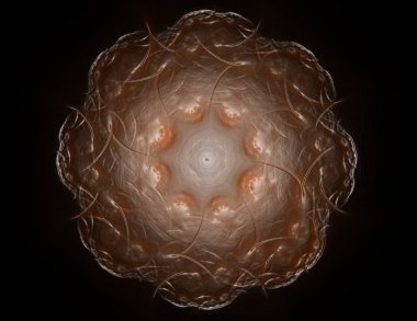 Soyut fraktal renk ve arka plan geçiş daire oval. Hareket illüstrasyon.