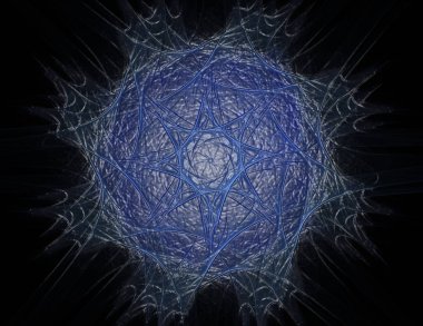 fraktal Radyal desen bilim teknoloji ve tasarım konusunda