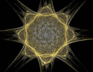 Soyut fraktal arka plan - bilgisayar tarafından oluşturulan görüntü. Dijital sanat. Daireleri merkeze doğru yakınsak. Kapakları, posterler, masaüstü duvar kağıdı için