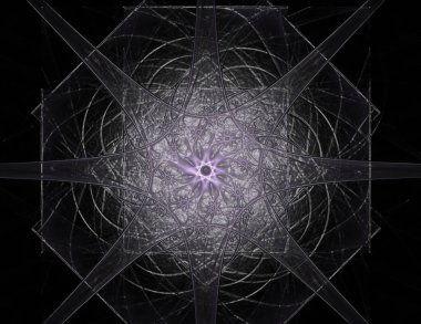 Soyut fraktal arka plan - bilgisayar tarafından oluşturulan görüntü. Dijital sanat. Daireleri merkeze doğru yakınsak. Kapakları, posterler, masaüstü duvar kağıdı için