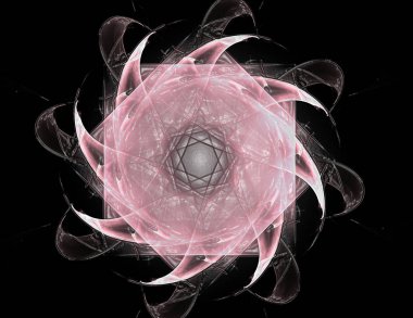 Soyut fraktal enkaz dijital sanat yaratıcı grafik tasarım için