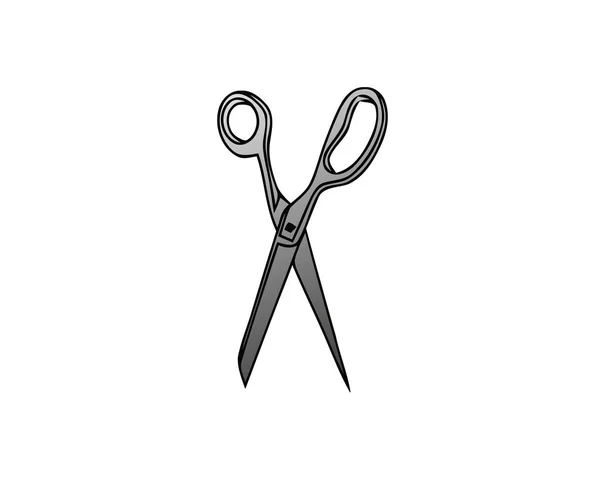 Scheren Symbol Einfaches Vektorzeichen Und Modernes Symbol Scissors Vector Icon — Stockvektor