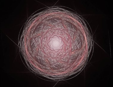 Soyut fraktal renk ve arka plan geçiş daire oval. Hareket illüstrasyon.