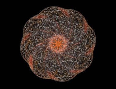 Uzay serisi geometrisini. Görsel olarak çekici zemin kavramsal Izgaralar eğrileri ve fraktal öğeleri öğesi olarak düzenleri fizik matematik teknoloji bilim ve eğitim için uygun yapılmış