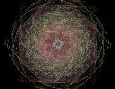 Soyut objektif parlama yer ya da zaman seyahat kavramı geçmiş