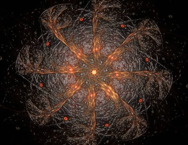 Soyut tasarım kutsal sembolleri yapılan geometri imzalar ve Astroloji simya büyü konusunda tasarımlar