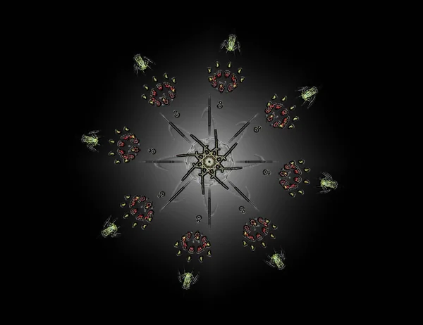 Абстрактный Дизайн Священных Синодов Знаков Геометрии Рисунки Тему Астрологической Алхимании — стоковое фото