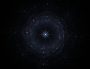 Soyut tasarım kutsal sembolleri yapılan geometri imzalar ve Astroloji simya büyü konusunda tasarımlar