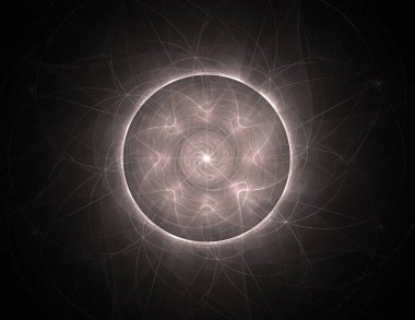 Dantelli renkli saat desen. Dijital fractal sanat tasarım. Kutsal semboller işaretler geometrisi soyut tasarım. Astroloji simya sihirli tasarımlar. Geometrik sarmal. Soyut renkli fraktal doku.