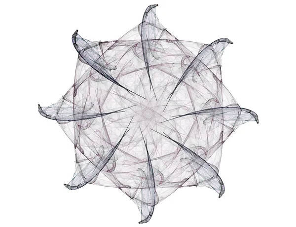 Spirale Géométrique Qui Tombe Panne Texture Fractale Colorée Abstraite — Photo