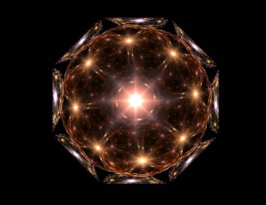 Soyut objektif parlama yer ya da zaman seyahat kavramı geçmiş