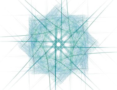 Uzay serisi geometrisini. Görsel olarak çekici zemin kavramsal Izgaralar eğrileri ve fraktal öğeleri öğesi olarak düzenleri fizik matematik teknoloji bilim ve eğitim için uygun yapılmış