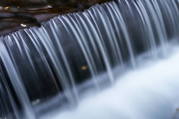 Waterfall mountain view close up. Mountain river waterfall landscape. Waterfall river scene