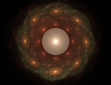 Soyut tasarım kutsal sembolleri yapılan geometri imzalar ve Astroloji simya büyü konusunda tasarımlar