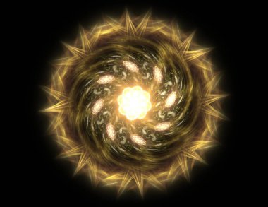 Dantelli renkli saat desen. Dijital fractal sanat tasarım. Kutsal semboller işaretler geometrisi soyut tasarım. Astroloji simya sihirli tasarımlar. Geometrik sarmal. Soyut renkli fraktal doku