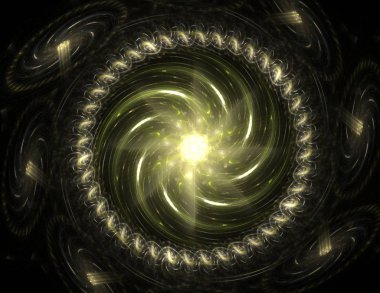 Dantelli renkli saat desen. Dijital fractal sanat tasarım. Kutsal semboller işaretler geometrisi soyut tasarım. Astroloji simya sihirli tasarımlar. Geometrik sarmal. Soyut renkli fraktal doku