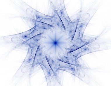 Soyut bir bilgisayar koyu arkaplanda modern fraktal tasarım üretti. Soyut fraktal renk dokusu. Dijital sanat. Soyut Form ve Renkler. Tasarımınız için soyut fraktal element deseni. Dinamik şekilli yumuşak renk üçgeni spirali