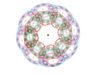Dantelli renkli saat desen. Dijital fractal sanat tasarım. Kutsal semboller işaretler geometrisi soyut tasarım. Astroloji simya sihirli tasarımlar. Geometrik sarmal. Soyut renkli fraktal doku.