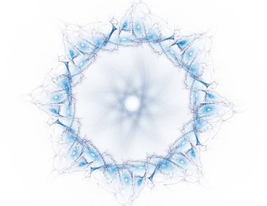 Soyut bir bilgisayar modern fraktal tasarım koyu arka plan üzerinde oluşturulan. Fraktal renk doku soyut. Dijital sanat. Soyut Form ve renk. Soyut fraktal öğe desen tasarım için.