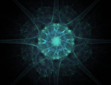 Uzay serisi geometrisini. Görsel olarak çekici zemin kavramsal Izgaralar eğrileri ve fraktal öğeleri öğesi olarak düzenleri fizik matematik teknoloji bilim ve eğitim için uygun yapılmış