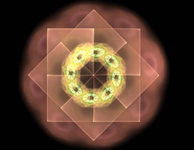 Soyut tasarım kutsal sembolleri yapılan geometri imzalar ve Astroloji simya büyü konusunda tasarımlar