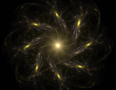 Soyut bir bilgisayar modern fraktal tasarım koyu arka plan üzerinde oluşturulan. Fraktal renk doku soyut. Dijital sanat. Soyut Form ve renk. Soyut fraktal öğe desen tasarım için.