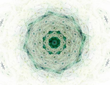 Dantelli renkli saat desen. Dijital fractal sanat tasarım. Kutsal semboller işaretler geometrisi soyut tasarım. Astroloji simya sihirli tasarımlar. Geometrik sarmal. Soyut renkli fraktal doku.