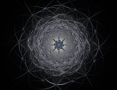 Soyut tasarım kutsal sembolleri yapılan geometri imzalar ve Astroloji simya büyü konusunda tasarımlar