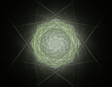 Serideki renkler, süslü boyalar. Arkaplan fraktal renk dokusundan oluşur ve hayal gücü, yaratıcılık ve tasarım projelerinde kullanılmak için uygundur