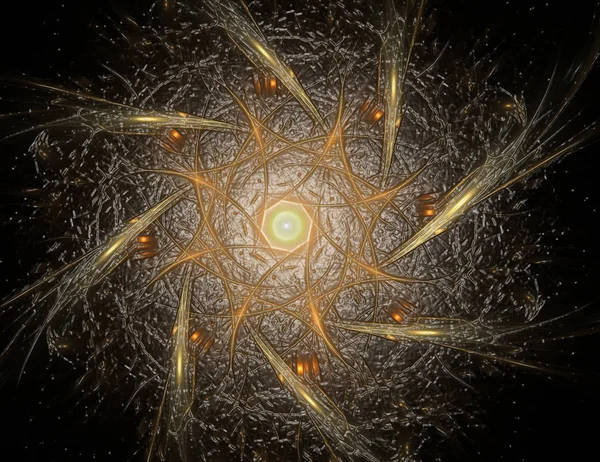 Geometrik Spiral aşağı düşüyor. Soyut renkli fraktal doku.