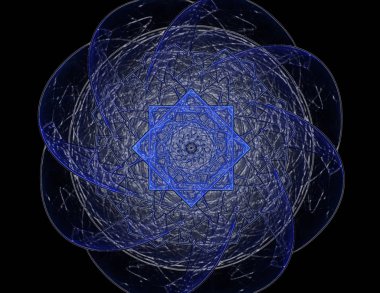 Serideki renkler, süslü boyalar. Arkaplan fraktal renk dokusundan oluşur ve hayal gücü, yaratıcılık ve tasarım projelerinde kullanılmak için uygundur