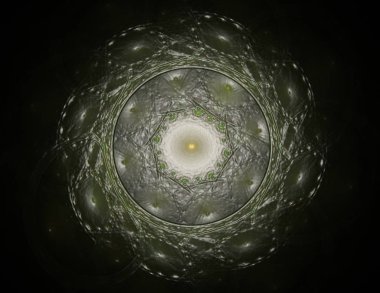 Dantelli renkli saat desen. Dijital fractal sanat tasarım. Kutsal semboller işaretler geometrisi soyut tasarım. Astroloji simya sihirli tasarımlar. Geometrik sarmal. Soyut renkli fraktal doku.