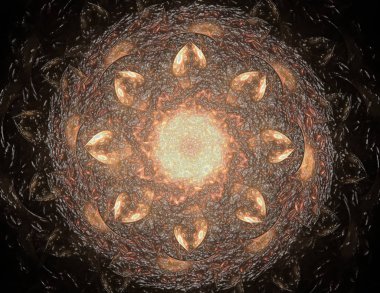 Soyut tasarım kutsal sembolleri yapılan geometri imzalar ve Astroloji simya büyü konusunda tasarımlar