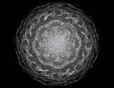 Uzay serisi geometrisini. Görsel olarak çekici zemin kavramsal Izgaralar eğrileri ve fraktal öğeleri öğesi olarak düzenleri fizik matematik teknoloji bilim ve eğitim için uygun yapılmış