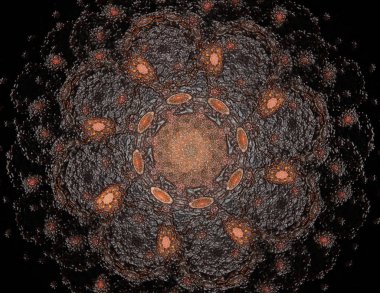 Soyut tasarım kutsal sembolleri yapılan geometri imzalar ve Astroloji simya büyü konusunda tasarımlar