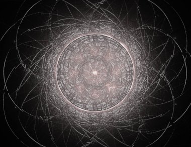 Dantelli renkli saat desen. Dijital fractal sanat tasarım. Kutsal semboller işaretler geometrisi soyut tasarım. Astroloji simya sihirli tasarımlar. Geometrik sarmal. Soyut renkli fraktal doku.