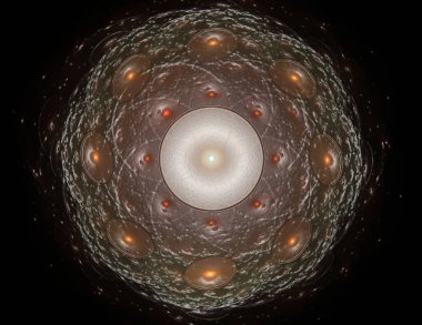 Soyut tasarım kutsal sembolleri yapılan geometri imzalar ve Astroloji simya büyü konusunda tasarımlar