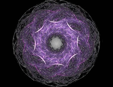 Dantelli renkli saat desen. Dijital fractal sanat tasarım. Kutsal semboller işaretler geometrisi soyut tasarım. Astroloji simya sihirli tasarımlar. Geometrik sarmal. Soyut renkli fraktal doku