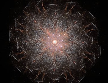 Dantelli renkli saat desen. Dijital fractal sanat tasarım. Kutsal semboller işaretler geometrisi soyut tasarım. Astroloji simya sihirli tasarımlar. Geometrik sarmal. Soyut renkli fraktal doku