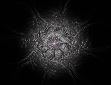 Uzay serisi geometrisini. Görsel olarak çekici zemin kavramsal Izgaralar eğrileri ve fraktal öğeleri öğesi olarak düzenleri fizik matematik teknoloji bilim ve eğitim için uygun yapılmış