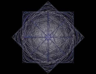 Soyut tasarım kutsal sembolleri yapılan geometri imzalar ve Astroloji simya büyü konusunda tasarımlar