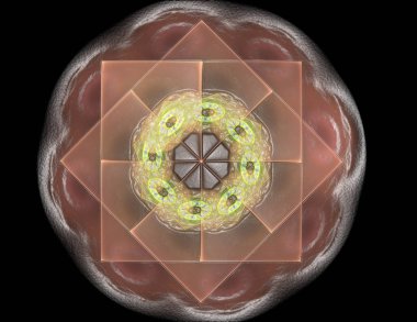 Soyut tasarım kutsal sembolleri yapılan geometri imzalar ve Astroloji simya büyü konusunda tasarımlar