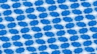 Dikişsiz retro geometrik desen. 4k renkli kaleydoskop sıra döngü. Soyut hareket grafik arka plan.