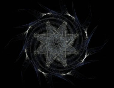 Soyut fraktal enkaz dijital sanat yaratıcı grafik tasarım için