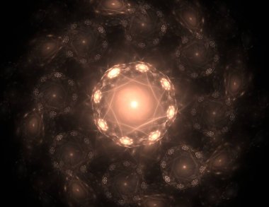 Soyut tasarım kutsal sembolleri yapılan geometri imzalar ve Astroloji simya büyü konusunda tasarımlar